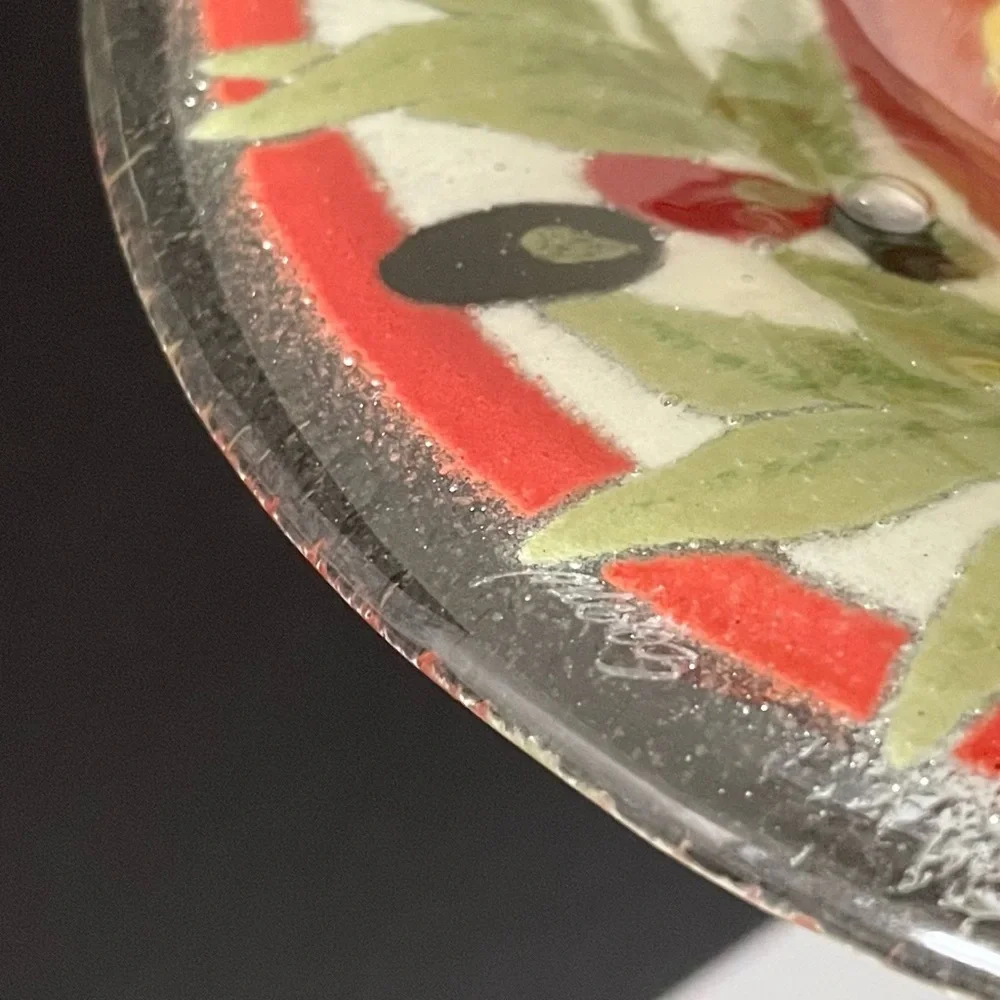 Vineyard Olive Plate & Bowl by Peggy Karr